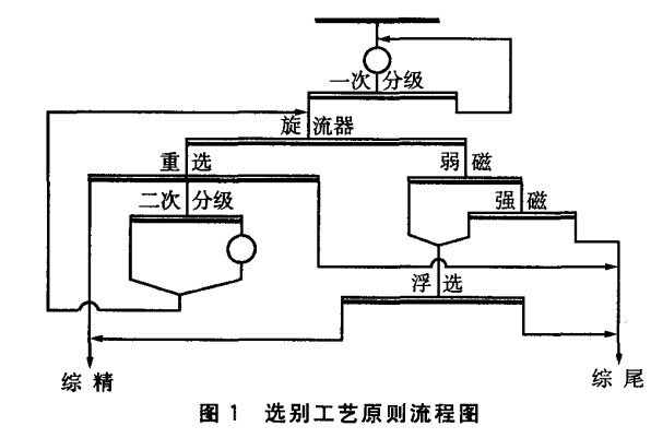 选别工艺原则流程图